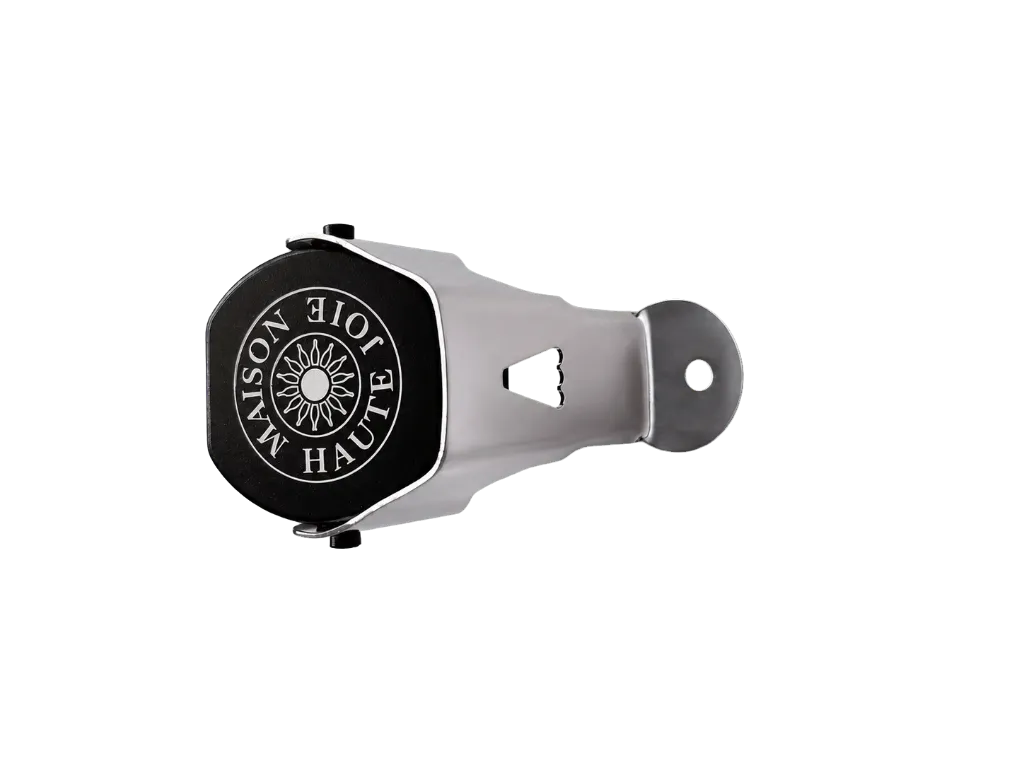 L’Atelier Bottle Stopper – black and gold front view